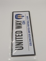 Wooden United Way Sign